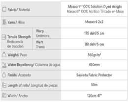 Ficha técnica 2458 Vainilla Plus