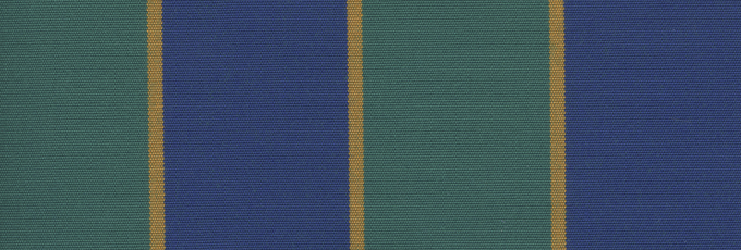 Lona para toldo en acrílico azul y verde al corte de 1,20 x 7,00 Ref. CAPRI