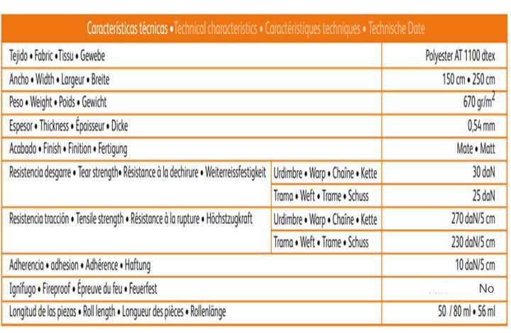 Ficha técnica 6209 Naranja