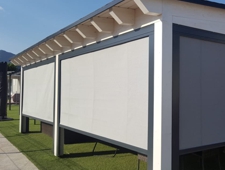 Toldo quitavientos cofre