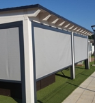 Toldo quitavientos COFRE con guías